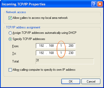 TCP/IP-asetukset